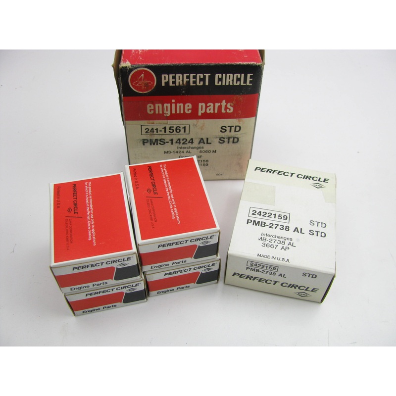 Perfect Circle PMS-1424AL Main Bearings - Standard 76-87 Chevy Pontiac 1.4L 1.6L