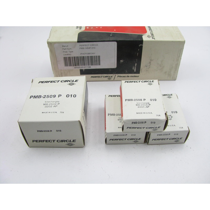 Perfect Circle PMS-1454P-010 Engine Main Bearings .010'' 1978-1991 GM 3.8L 4.3L