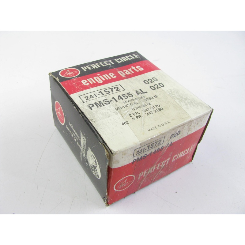 Perfect Circle MS-1455AL  .020 Main Bearings Set Fpr 78-80 Ford Fiesta