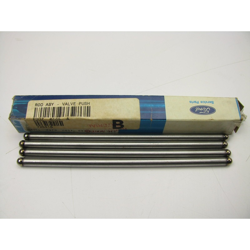 (4) NEW GENUINE OEM Ford E2DZ-6565-A Engine Push Rods 82-88 Ford 3.8L 232 V6