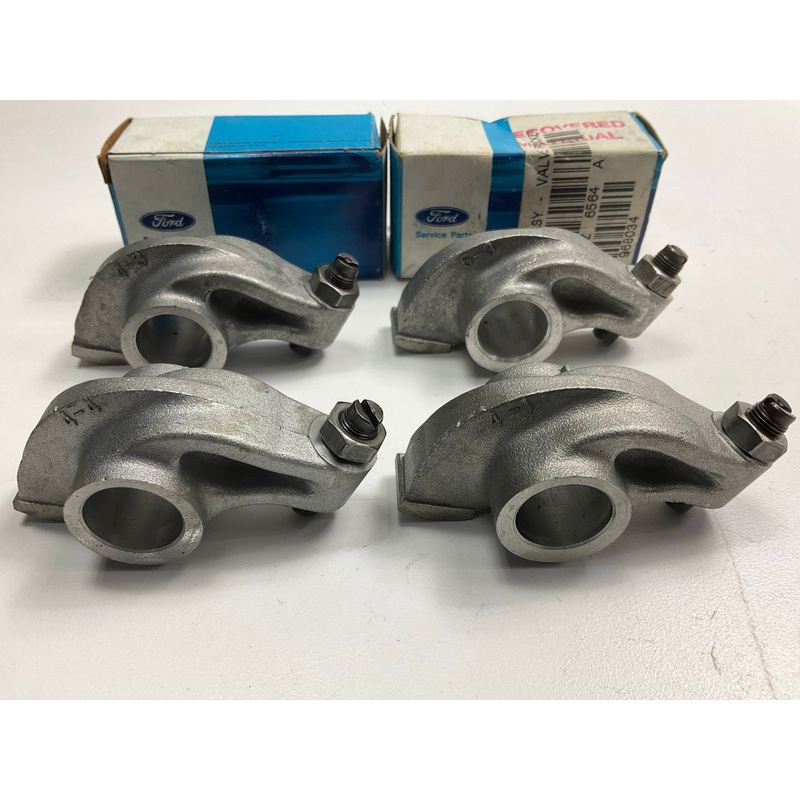 (4) NEW GENUINE OEM Ford E7GZ-6564-A Rocker Arm - 1988 Tracer 1.6L (up To 9/87)