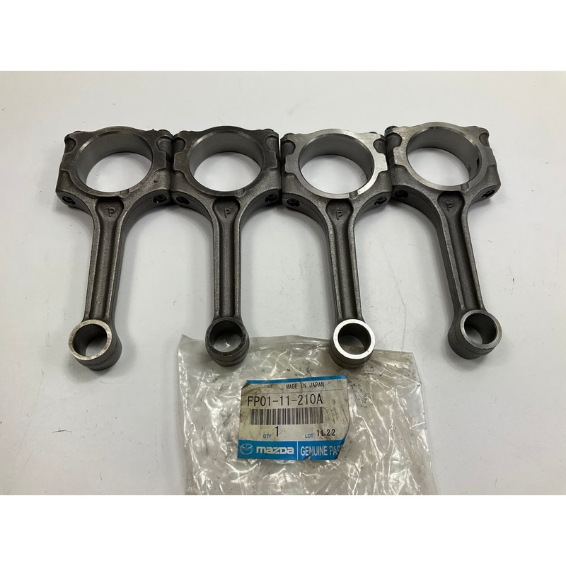 (4) NEW GENUINE OEM Mazda FP0111210A Connecting Rods - 1999-2000 Protege 1.8L