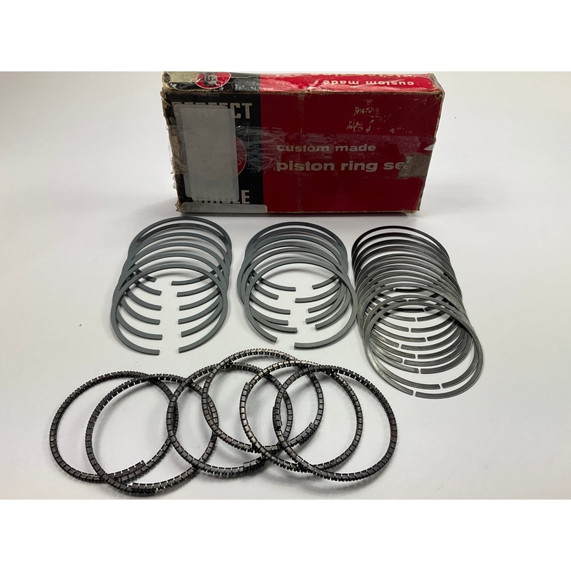 Perfect Circle 50717STD-010 File Fit Piston Rings STD-.010'' 66-70 Chevrolet 250