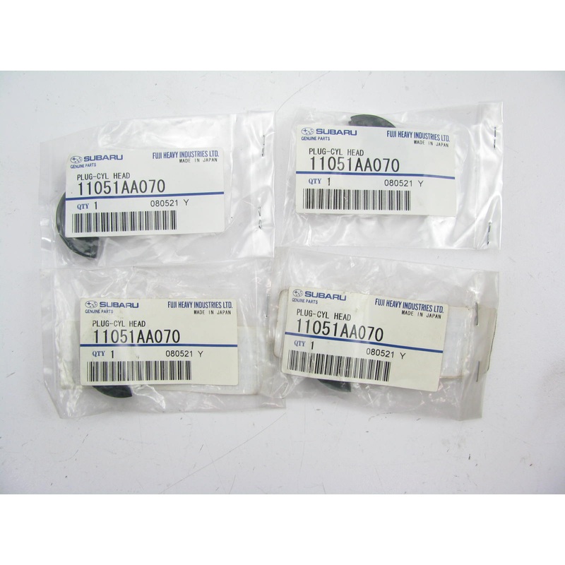 (4) New Genuine Camshaft Cam Plug Half Moon 11051AA070 OEM For Subaru
