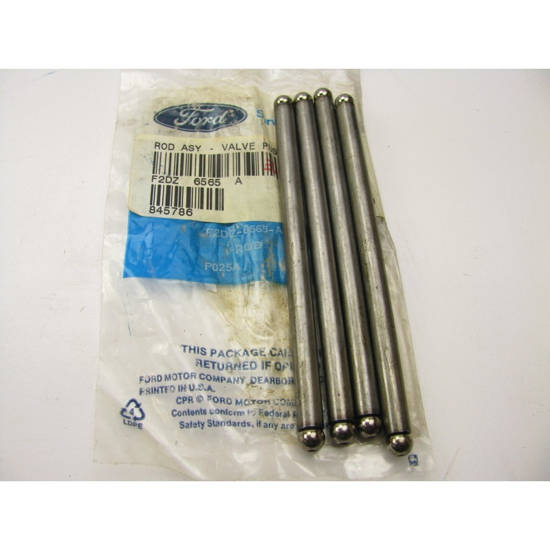 (4) NEW GENUINE Ford F2DZ-6565-A Engine Push Rods 92-96 Ford 3.0L V6