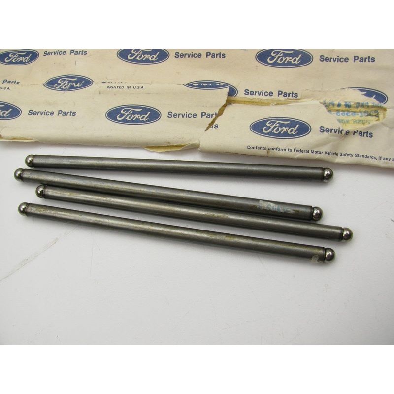 (4) New Genuine OEM 69-91 Ford 302 V8 Push Rods C9OZ-6565-B