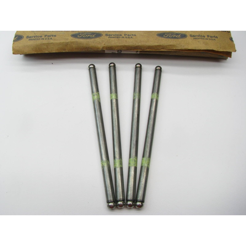 (4) NEW GENUINE OEM 86-92 Ford 3.0L OHV VULCAN Engine Push Rods E6DZ-6565-A