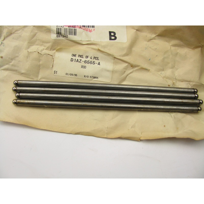 (4) NEW GENUINE OEM Ford D1AZ-6565-A Push Rods - 351M 400 V8