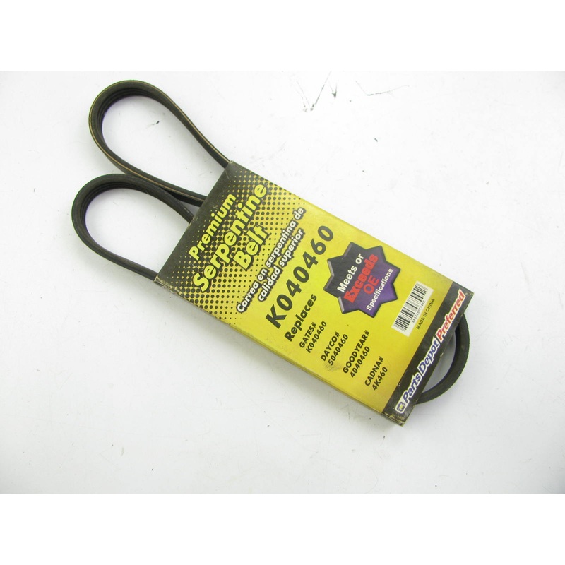 Parts Depot K040460 Serpentine Belt - 0.56'' X 46.50'' - 4 Ribs