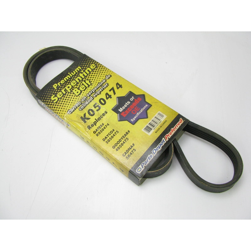 Parts Depot K050474 Serpentine Belt - 0.69'' X 48.00'' - 5 Ribs