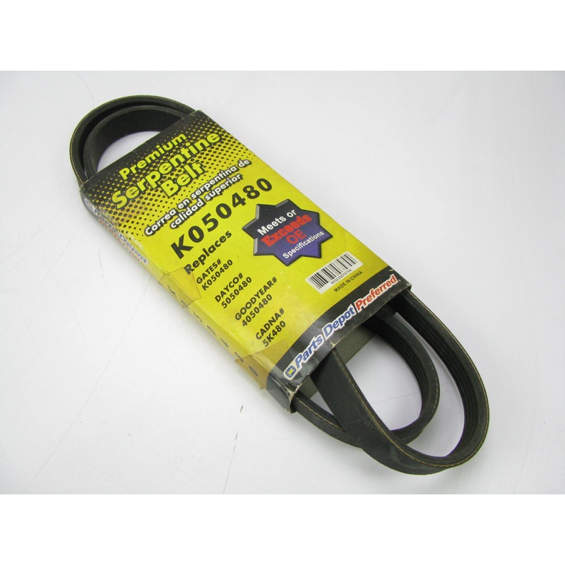 Parts Depot K050480 Serpentine Belt - 0.69'' X 48.50'' - 5 Ribs