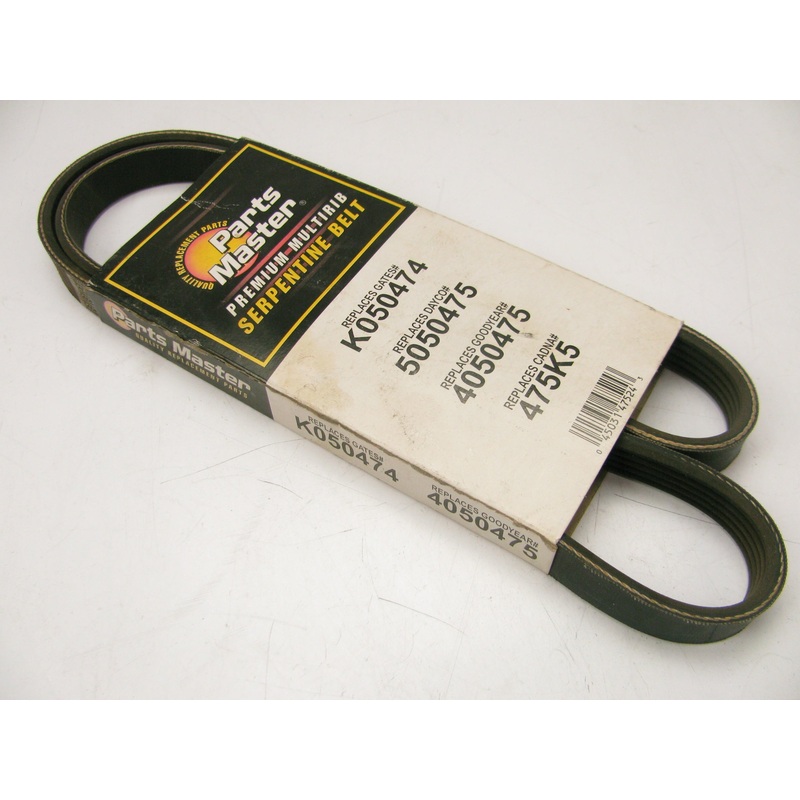 Parts Master 475K5 Serpentine Belt - 0.69'' X 47.50'' - 5 Ribs