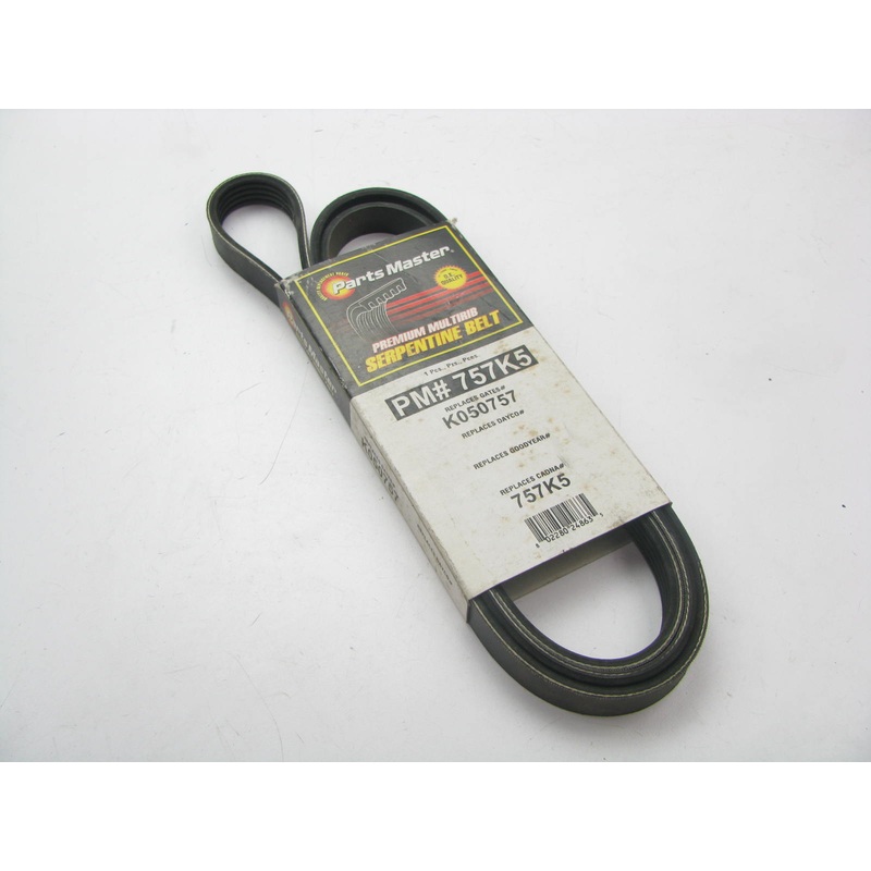 Parts Master 757K5 Serpentine Belt - 0.69'' X 76.50'' - 5 Ribs