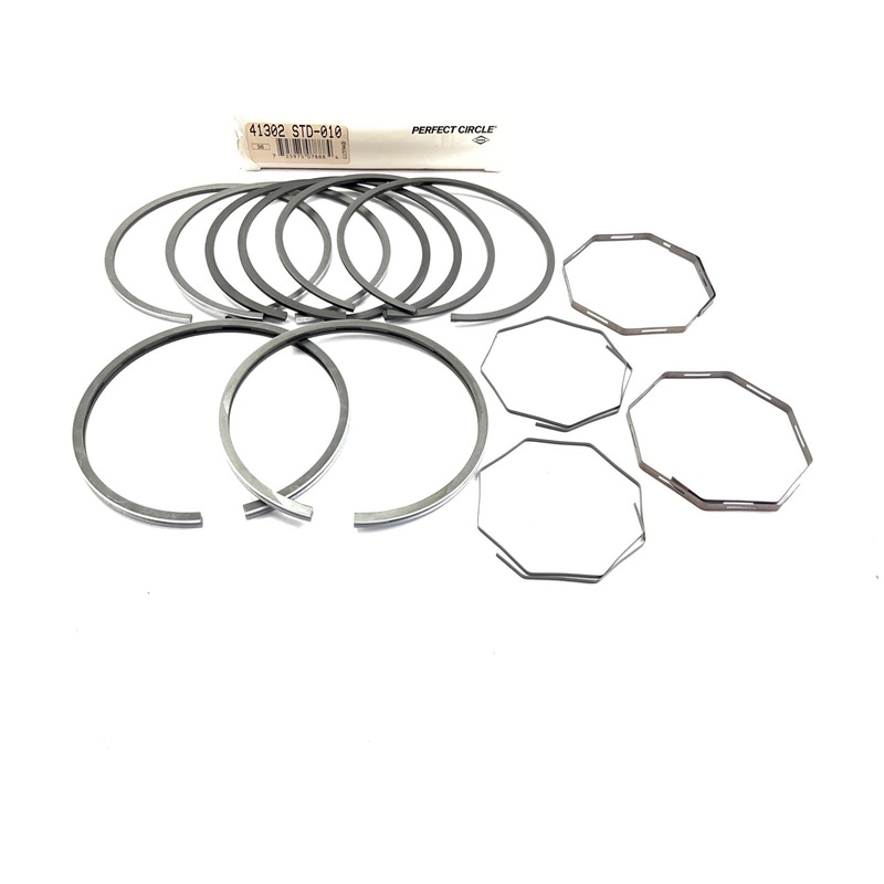 Perfect 41302 2-Cylinder Filt Fit Piston Rings STD-.010'' For Ford 256 268 Diesel