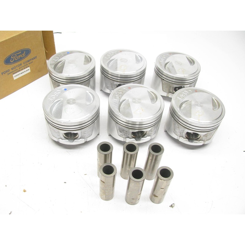 OEM Ford .010 O/S Piston Set F3XY-6108-H For  For 1993-1998  Villager, Quest