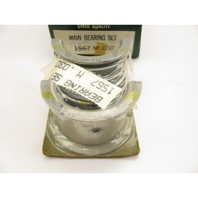 Ohio 1567-M-030 Engine Main Bearings .030'' Ford 2N 120 Tractor