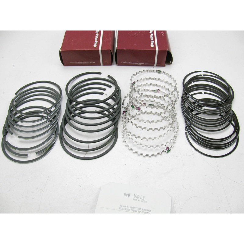 OUT OF BOX E175KC-040 Engine Piston Rings .040'' For 1962-1965 Ford 4.3L 260 V8