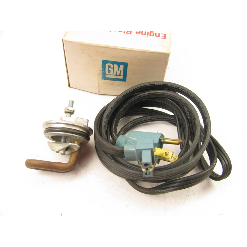 NOS - OEM 3996224 Block Heater Kit 1970-1977 Chevrolet L6 & V8 Engines 600 WATT