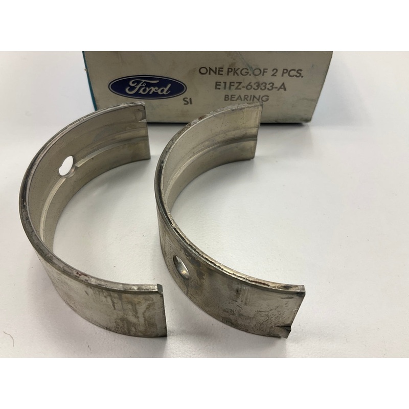 NOS OEM Ford E1FZ-6333-A Crankshaft Main Bearing PAIR 1981-85 Escort Lynx 1.6L