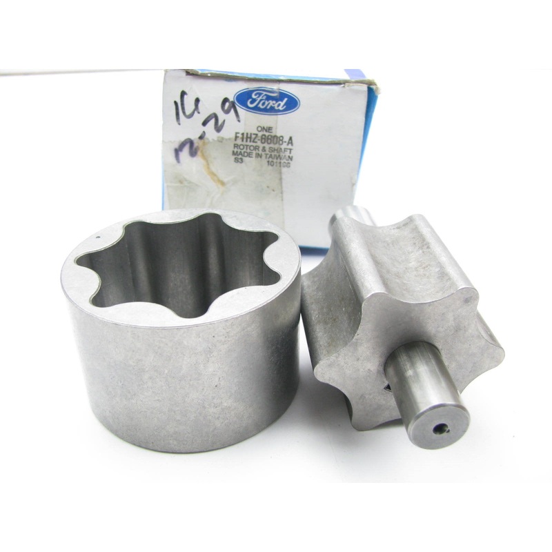 NOS OEM Ford F1HZ-6608-A Oil Pump Rotor & Shaft - 1991-up Medium / Heavy Truck