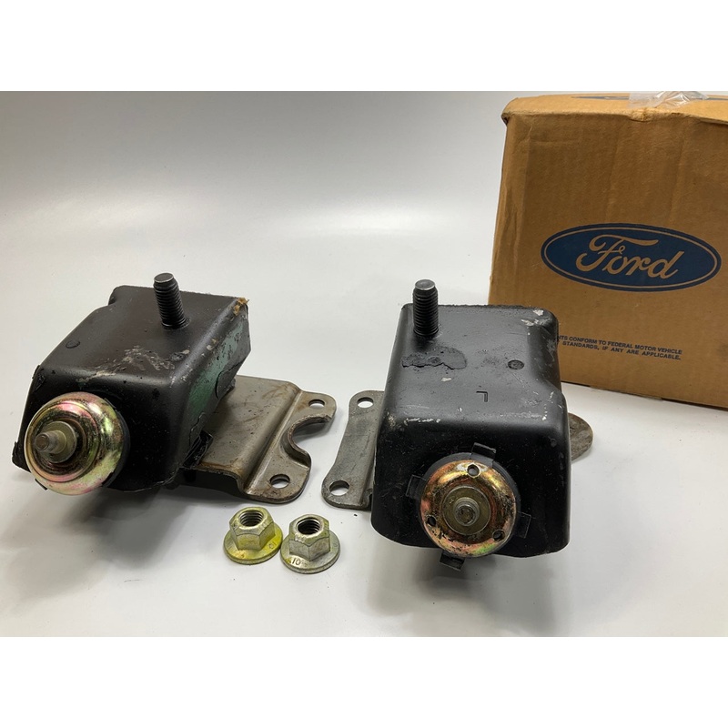 NOS - OEM Left & Right Engine Motor Mounts 1984-1986 Ford 3.8L V6