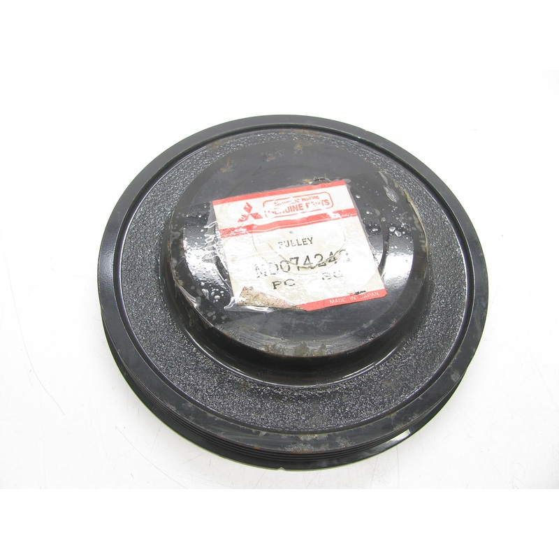 NOS - OEM MD074242 Crankshaft Pulley For 85-88 Mitsubishi Mirage, Colt 1.5L