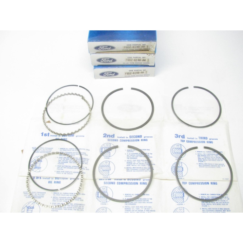 NEW OEM Ford F6DZ-6148-AA Complete Piston Ring Set STD 1996-05 3.0L DURATEC DOHC