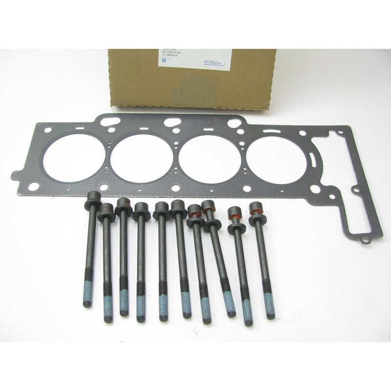 NEW OEM GM 12560633 SINGLE Cylinder Head Gasket W/ Head Bolts 26151PT