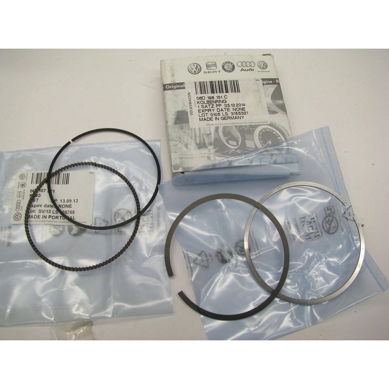NEW OEM Single Piston Ring Set 06D198151C For 2006-2014 VW 2.5L L5