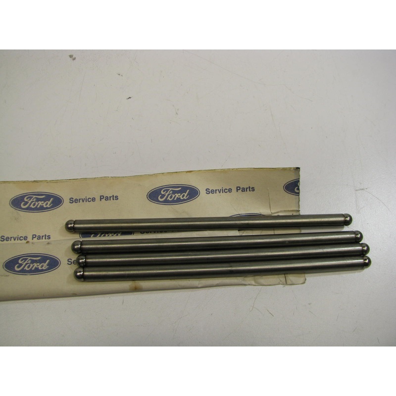 (4) NEW - OEM Ford D0OZ-6565-D Engine Push Rods .060'' O/S 1969-1980 302