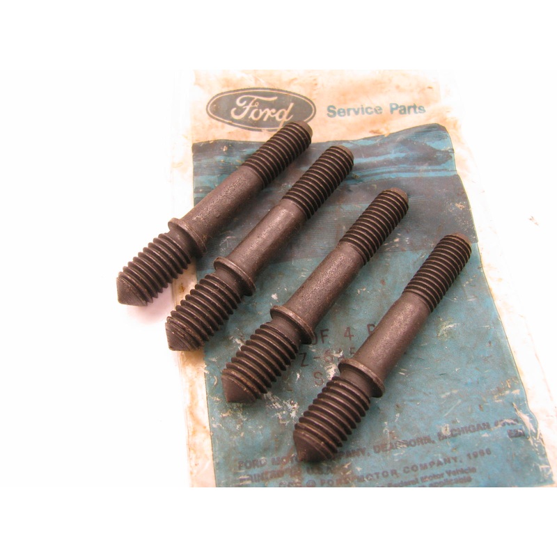 (4) NEW - OEM Ford E3FZ-6A527-A Engine Rocker Arm Stud 1985-1986 1.9L