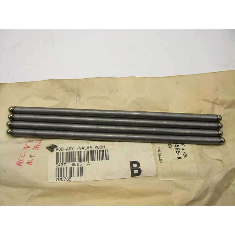 (4) NEW - OEM Ford E43Z-6565-A Engine Push Rods 84-94 Tempo Topaz 2.3L HSC