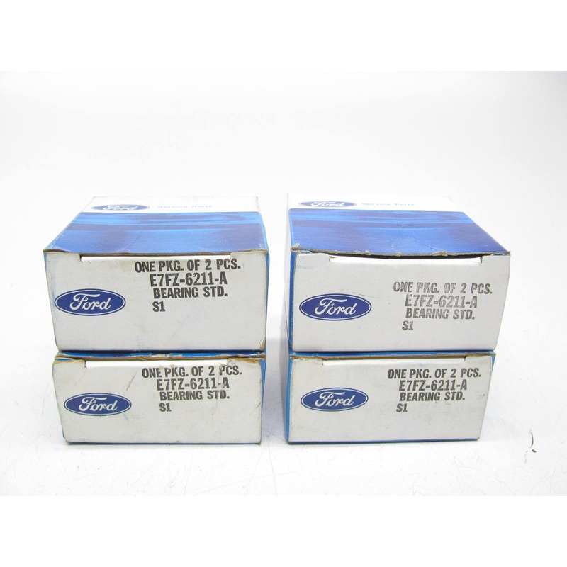 (4) NEW - OEM Ford E7FZ-6211-A Connecting Rod Bearing STD 1987-2004 1.9L 2.0L-L4