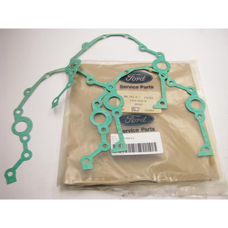 (4) NEW - OEM Ford F0TZ-6020-A Cylinder Front Cover Gaskets 1990-1997 4.0L