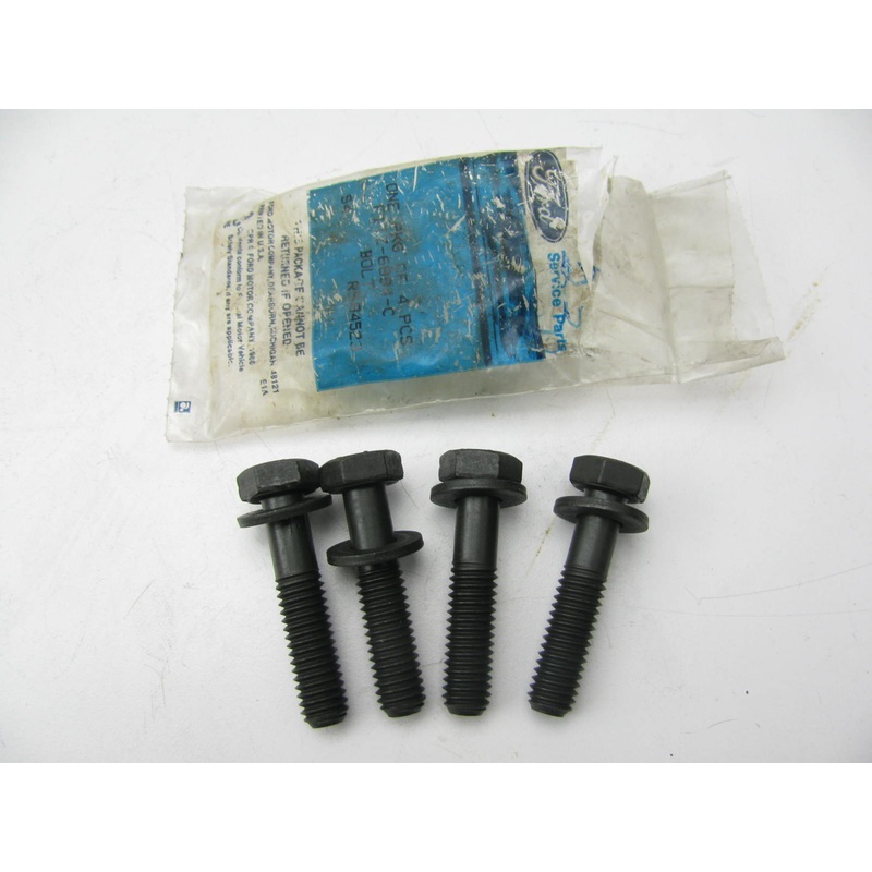 (4) NEW - OEM Ford F1TZ-6894-C Intake Manifold Bolts 1983-91 6.9L 7.3L-V8 Diesel