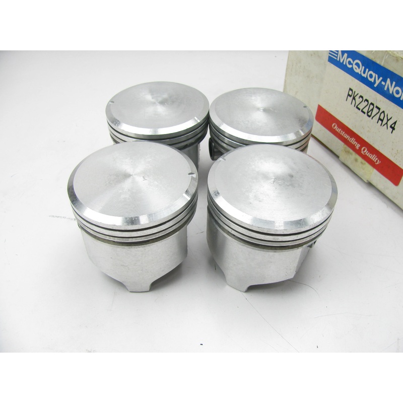(4) Mcquay-norris PK2207AX Engine Pisto - Standard 1977-1982 GM 151 L4