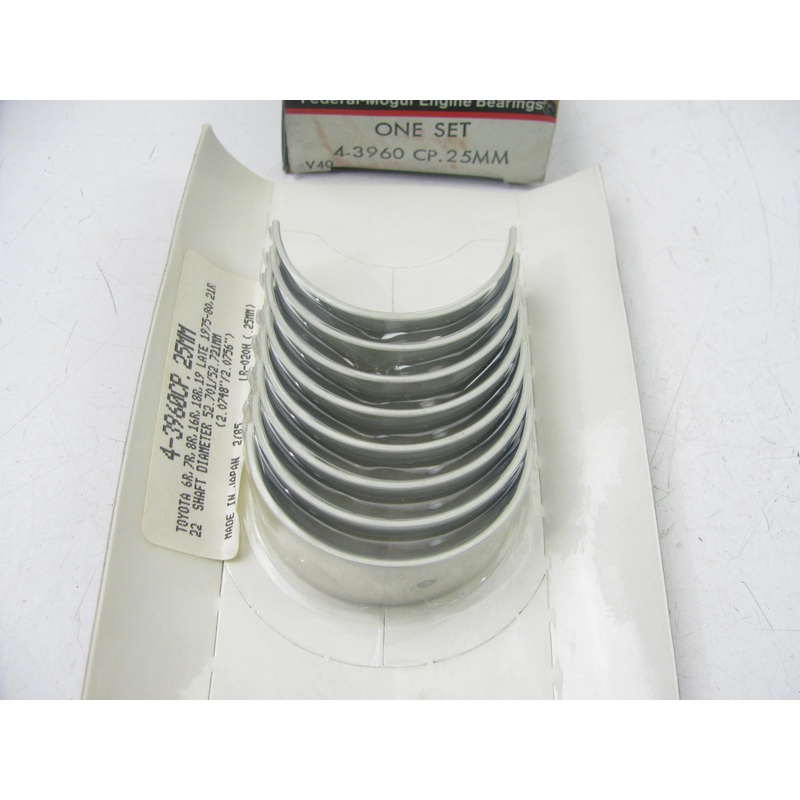 (4) Federal Mogul 3960CP-25MM Connecting Rod Bearings .25mm 1983-85 Toyota 2.4L