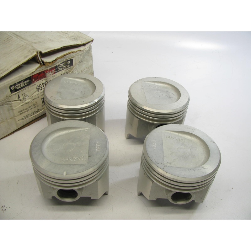 (4) Federal Mogul 682RP .030 Engine Piston Set - Oldsmobile 307 5.0L RIGHT SIDE