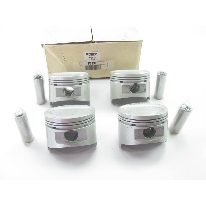 (4) Federal Mogul P683LP Engine Piston - Standard 1985 Honda Civic 1.5L-L4