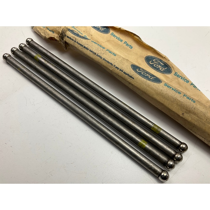(4) Ford C4DZ-6565-B Push Rods 0.060'' Oversize - Ford 170 200 I6