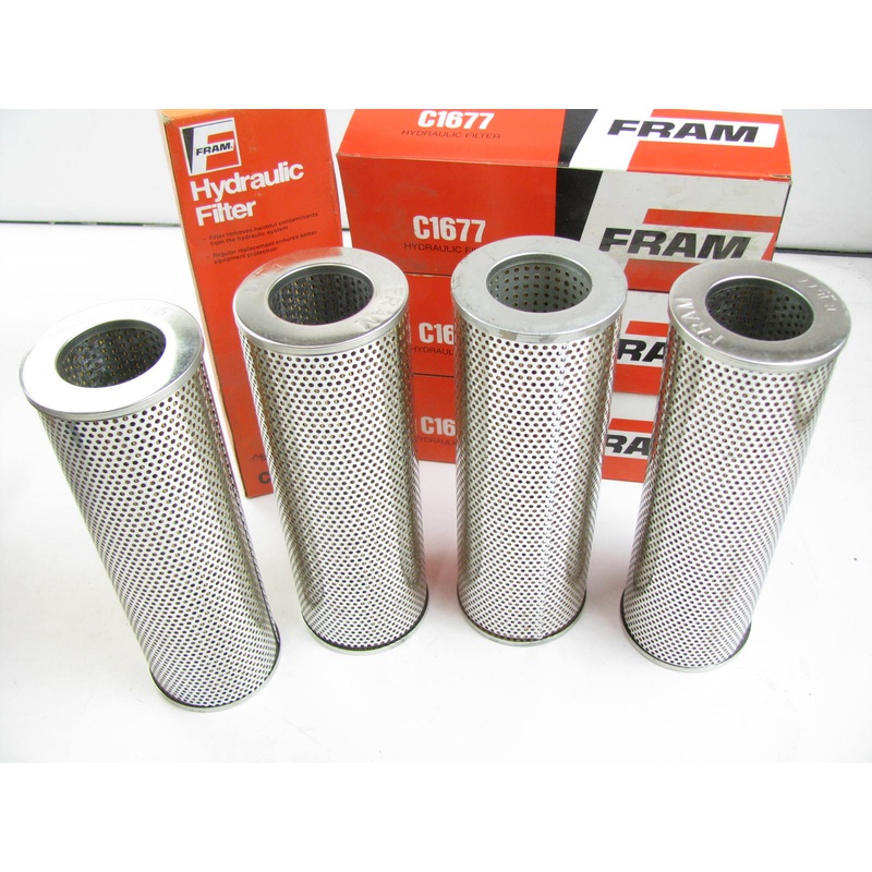 (4) Fram C1677 Hydraulic Oil Filter Replaces: 1R-0728 3I-1209 HF6201 LF735 51816