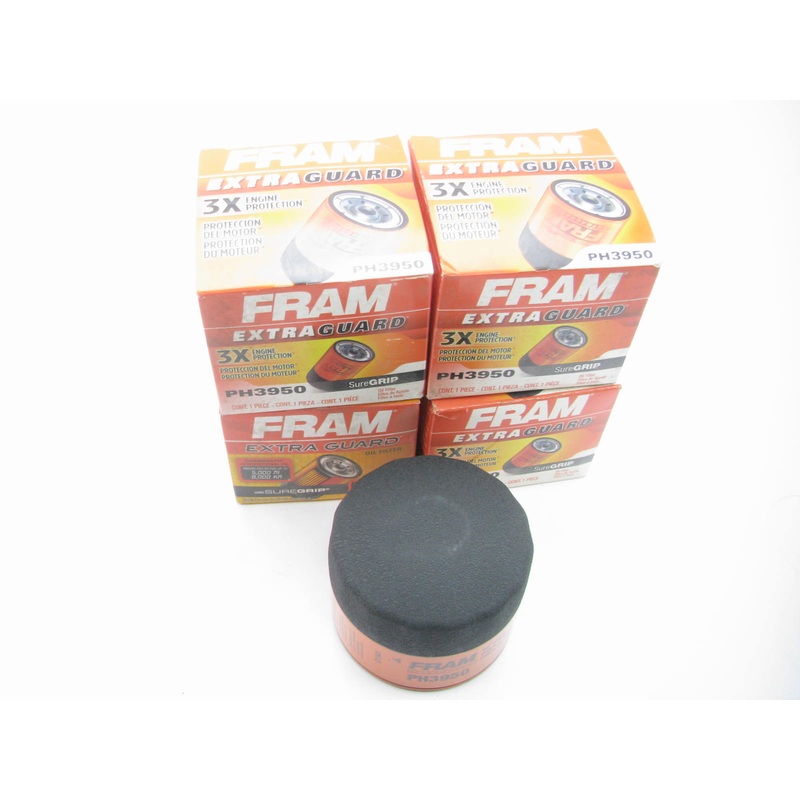(4) Fram PH3950 Oil Filter Replaces 51381 L30238 PH2856A LF543 LF798 85381