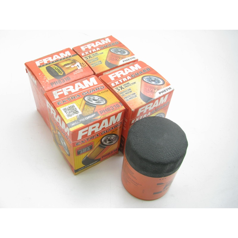 (4) Fram PH8316 Oil Filter Replaces PH2005 51315 L25230 PH2005 V5230 LF483