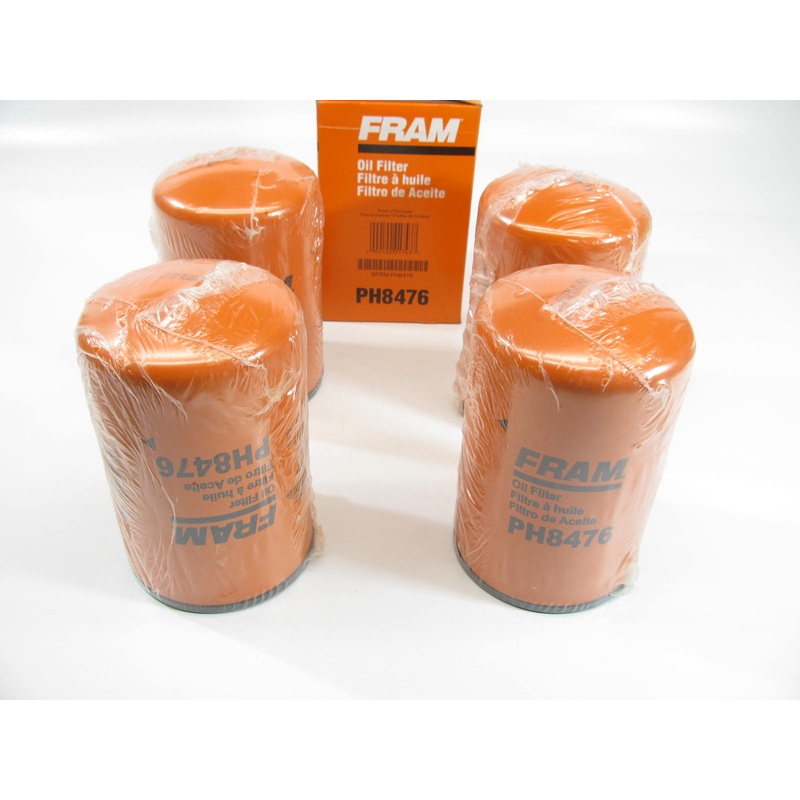 (4) Fram PH8476 Oil Filter Replaces 57243 LFP5757 L35197 LF463 LF3703 P551352
