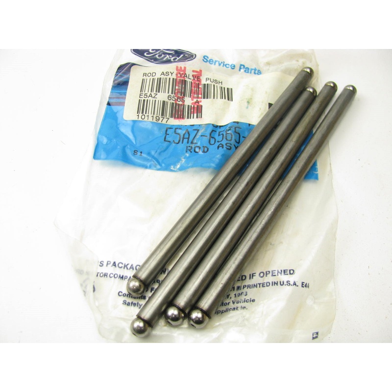 (4) Genuine OEM Ford E5AZ-6565-A Push Rods - 1985-1989 302 5.0L V8