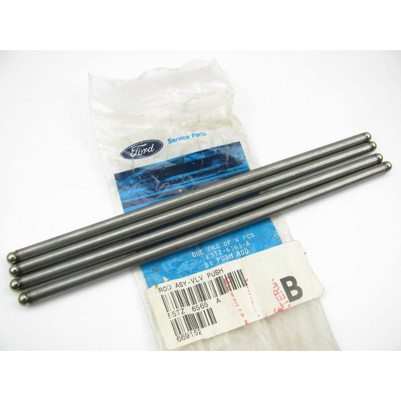 (4) Genuine OEM Ford E5TZ-6565-A Engine Push Rods - 84-96 Ford 300 4.9L I6
