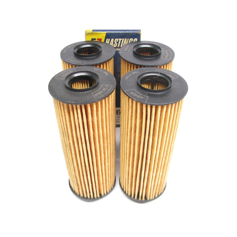 (4) Hastings LF656 Cartridge Engine Oil Filters