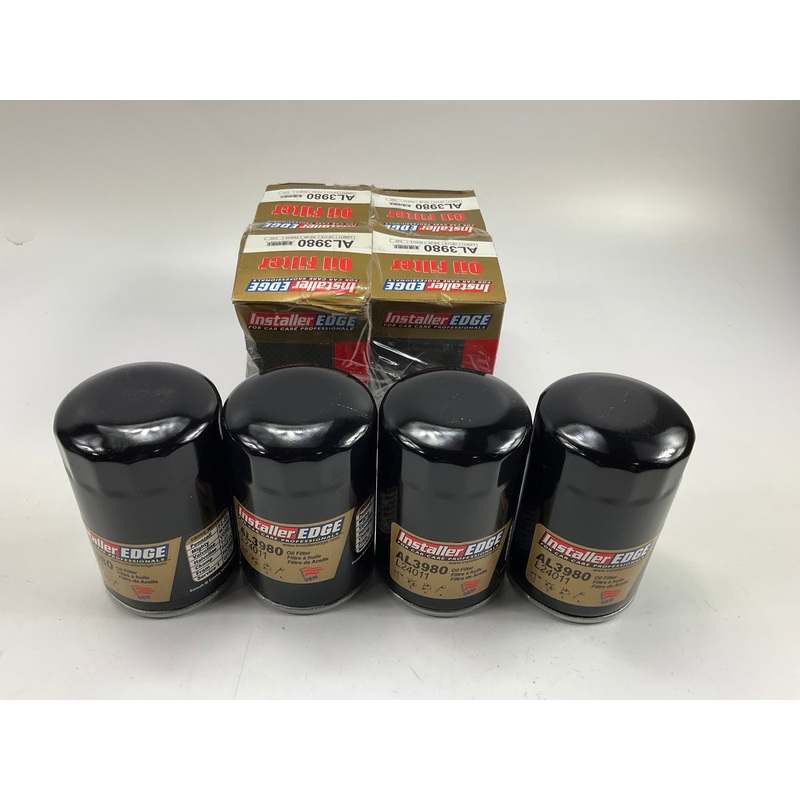 (4) Installer Edge AL3980 Engine Oil Filter