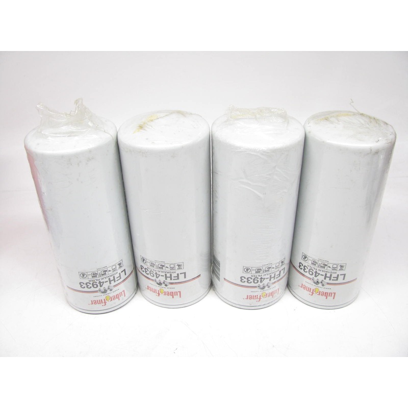 (4) Luberfiner LFH4933 Hydraulic Oil Filter Replaces 51826 H40280 LF355 P169083