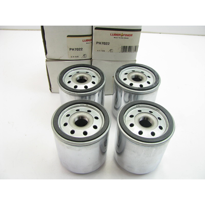 (4) Luberfiner PH7022 Oil Filter Replaces PH6065B 57348 LF600 85225 PF1786